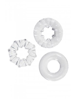 3 cockrings transparents - Litolu