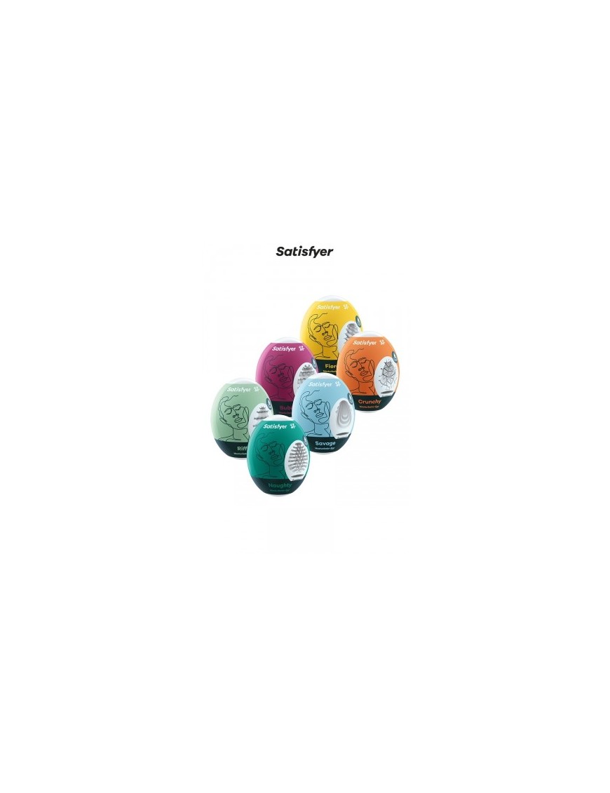 Pack de 6 Satisfyer Eggs assortis