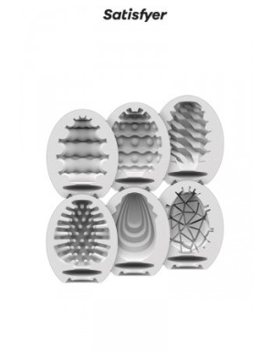 Pack de 6 Satisfyer Eggs assortis