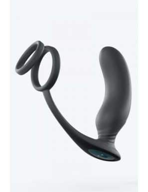 Stimulateur de prostate + cockring Double game