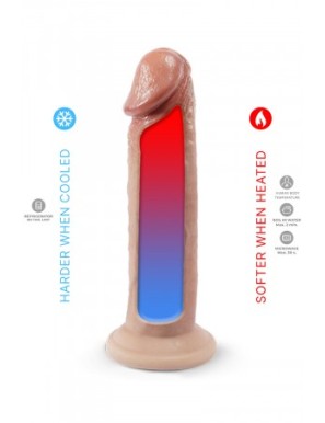 Gode Real Skin Supreme Model 2 flesh 15,4 cm - SilexD