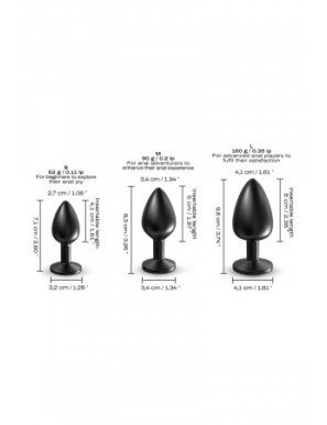 Plug anal en métal Onix Plug S - Dorcel