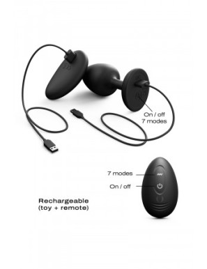 Plug anal vibrant télécommandé Geisha Plug Infinite M - Dorcel