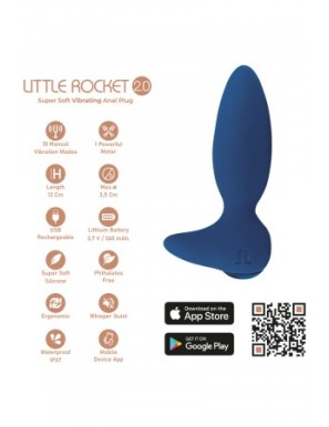 Plug vibrant Little Rocket II connecté - Adrien Lastic
