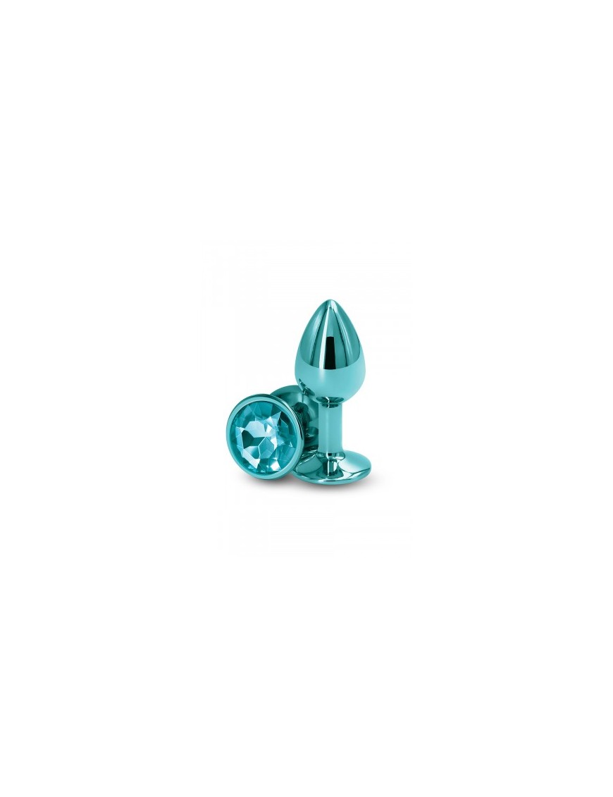 Plug bijou aluminium chromé vert S