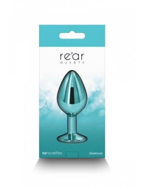 Plug bijou aluminium chromé vert M