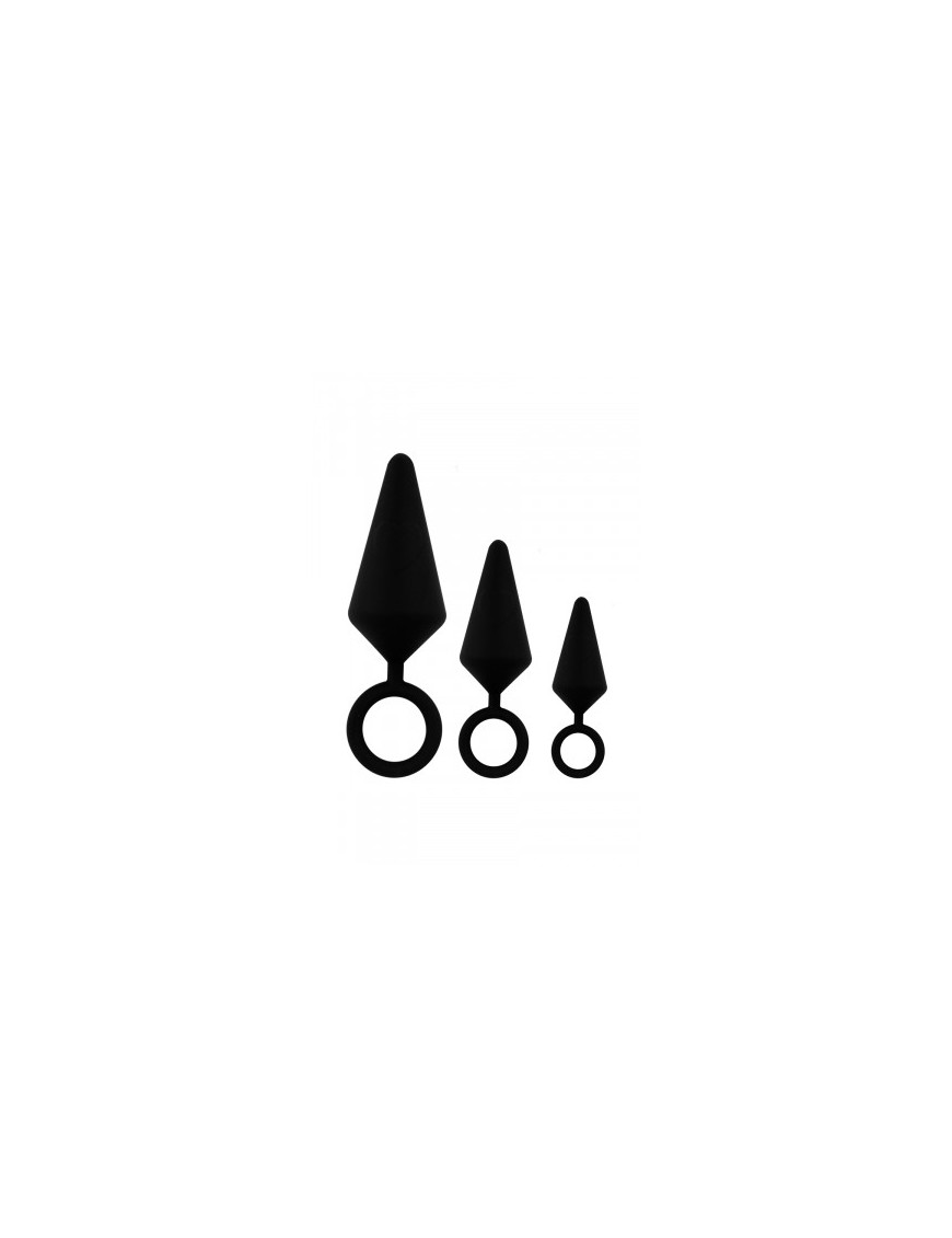 kit d'entrainement anal 3 plugs - Litolu