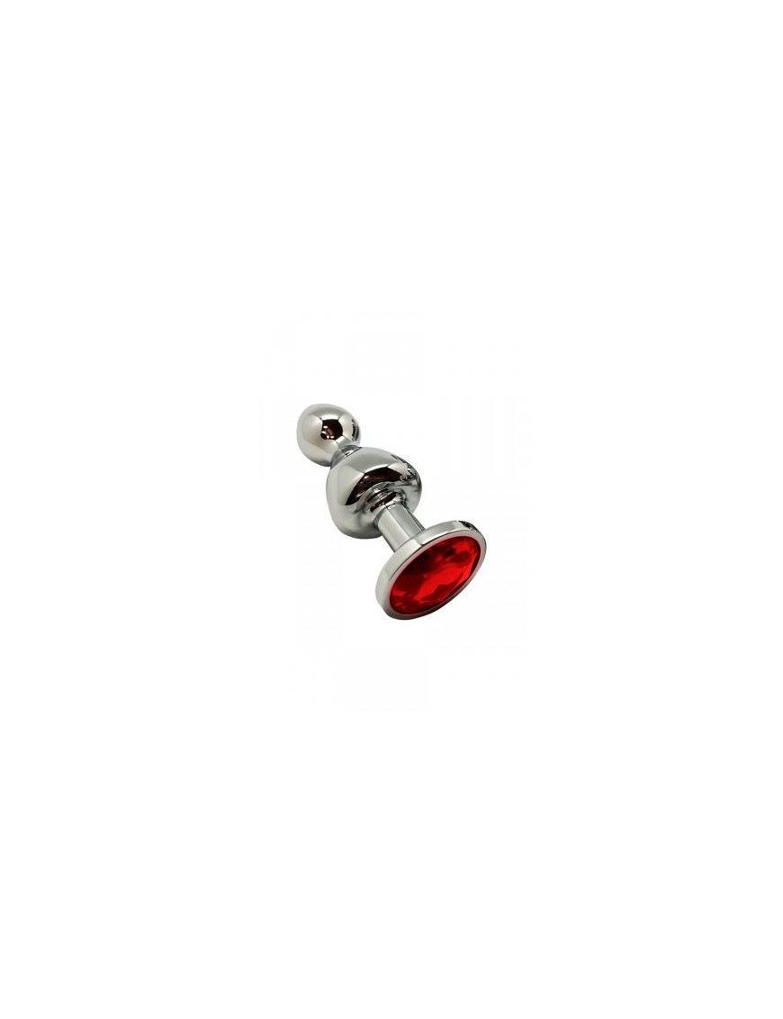 Plug bijou Lollypop rouge S - Wooomy