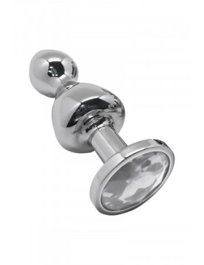 Plug bijou Lollypop transparent L - Wooomy