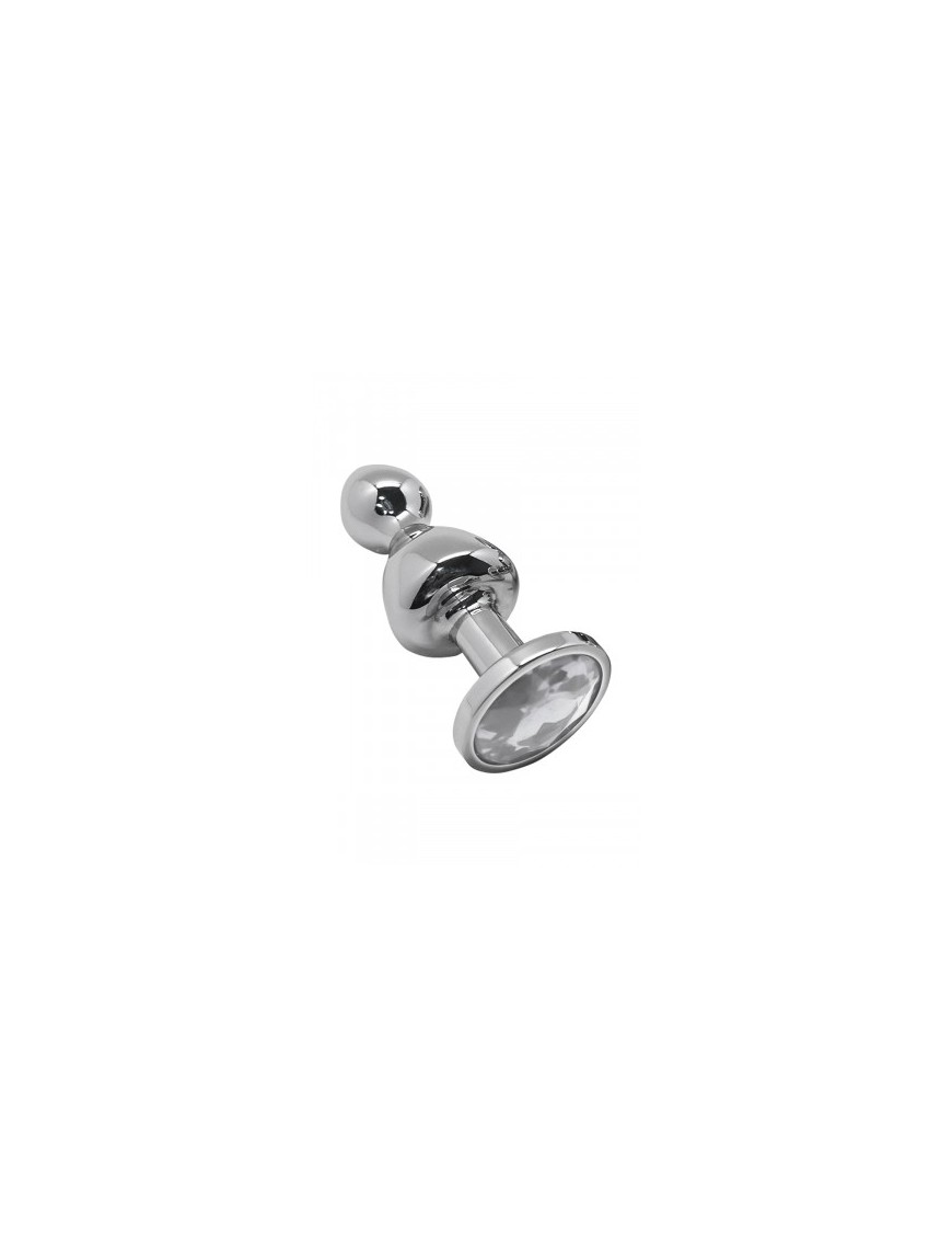 Plug bijou Lollypop transparent L - Wooomy