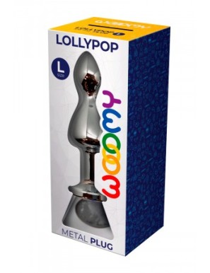 Plug bijou Lollypop transparent L - Wooomy
