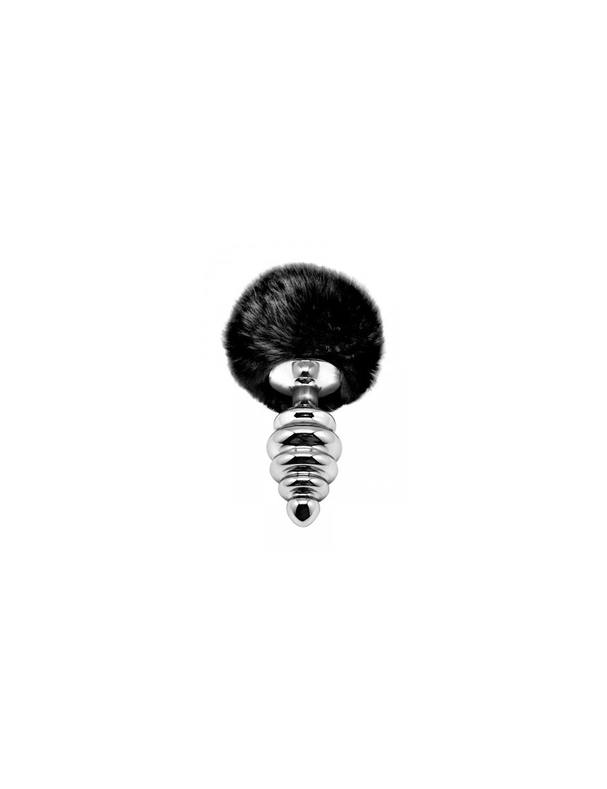 Plug métal Fluffy Twist L noir - Alive