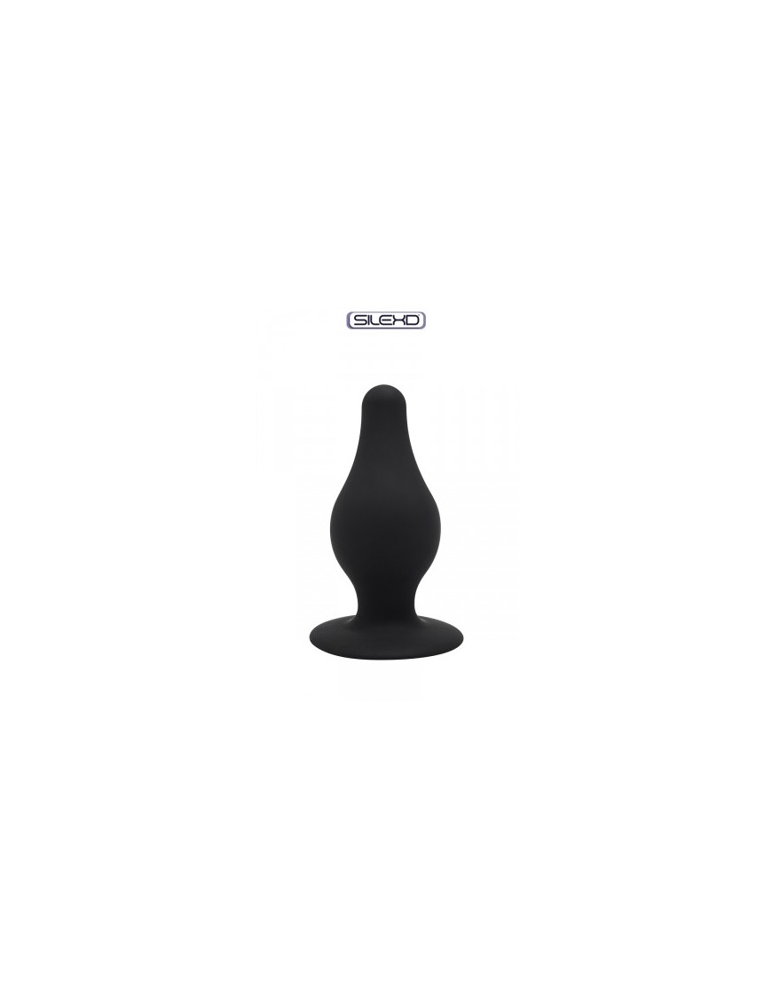 Plug anal The Original Model 2 noir 9,3 cm - SilexD