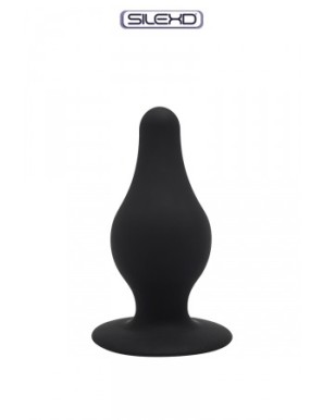 Plug anal The Original Model 2 noir 7,2 cm - SilexD