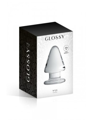 Plug anal verre Glossy Toys n° 23 Clear