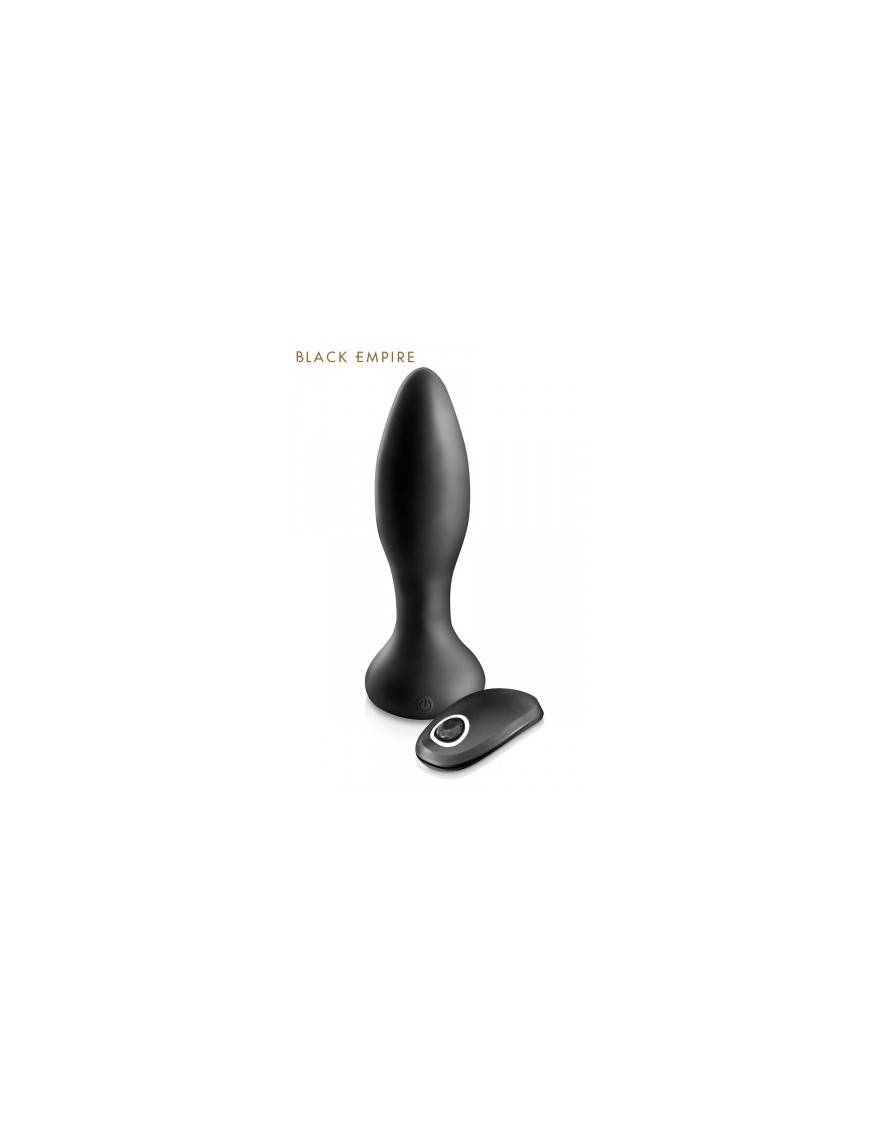 Plug anal à billes rotatives télécommandé - Black Empire