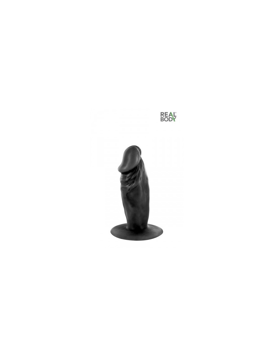 Plug anal réaliste noir 11 cm - Real Tim