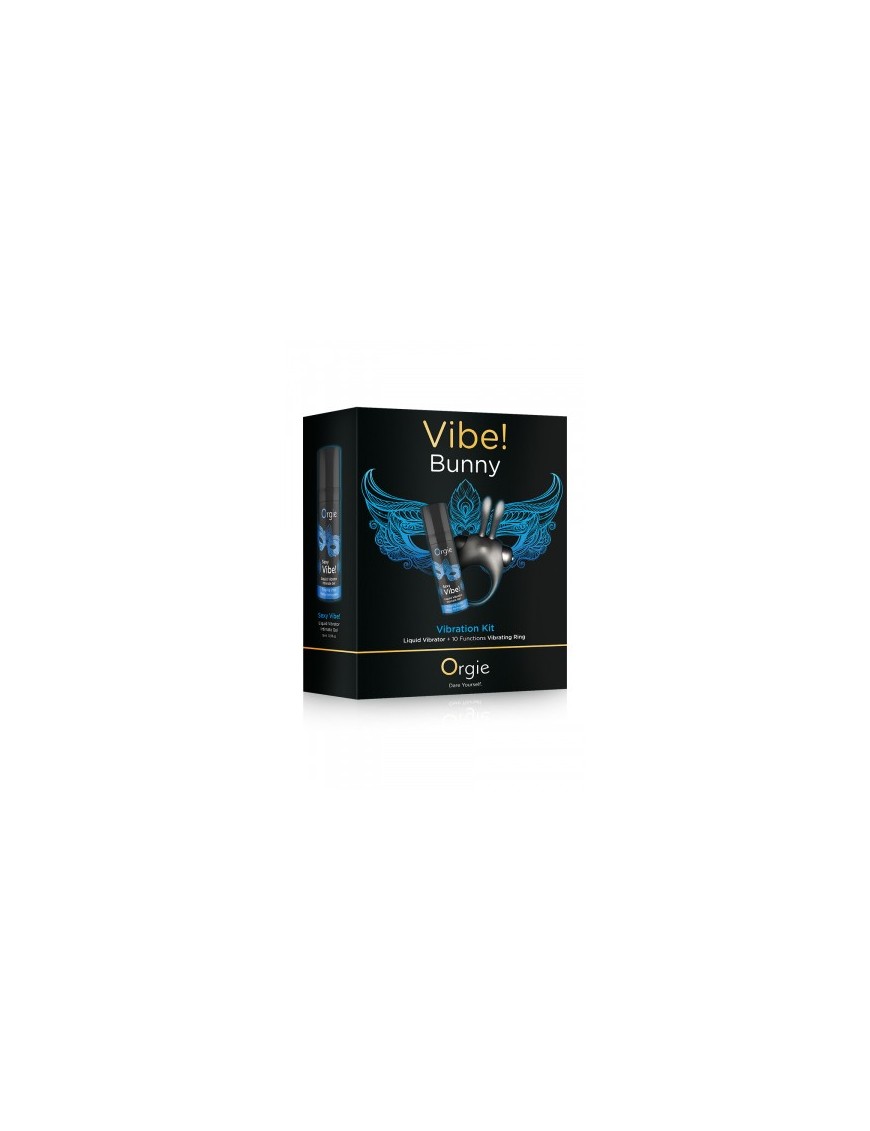 Kit plaisir vibrant Vibe! Bunny - Orgie