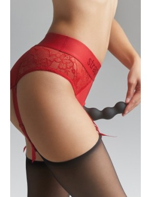 Harnais lingerie Diva (rouge) - Strap On Me