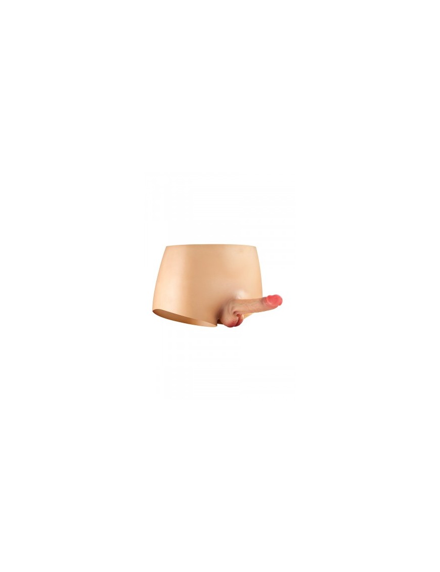 Culotte avec gode réaliste creux