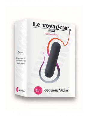 Vibro rechargeable Le voyageur Mini - Jacquie et Michel