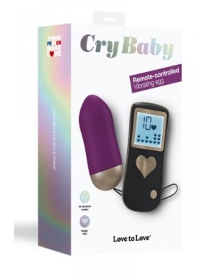 Oeuf vibrant Cry Baby Purple Rain