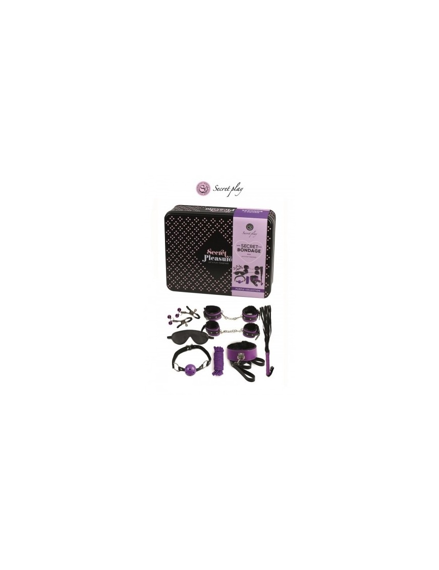 Kit BDSM 8 pièces - violet