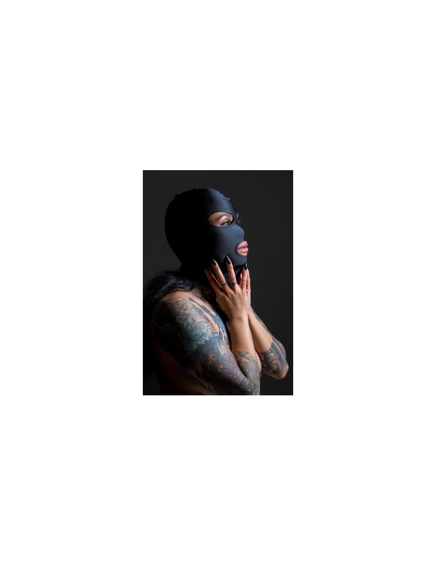 Cagoule BDSM 3 ouvertures - Taboom