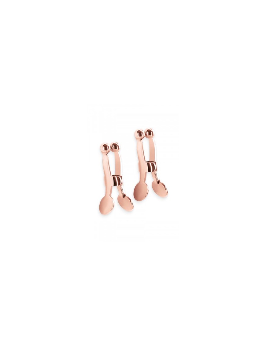 Pinces à tétons Bound rose gold