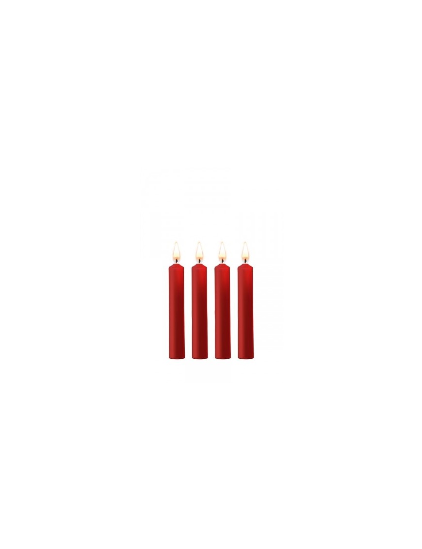 4 bougies SM rouges - Ouch!