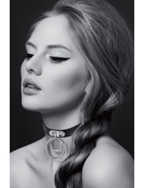 Collier Fetish avec double  anneau - Bijoux pour Toi