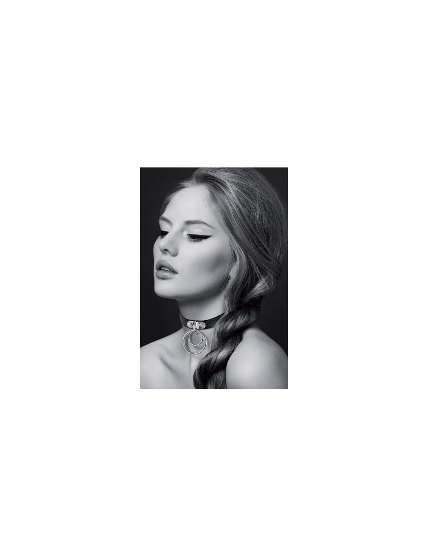 Collier Fetish avec double  anneau - Bijoux pour Toi