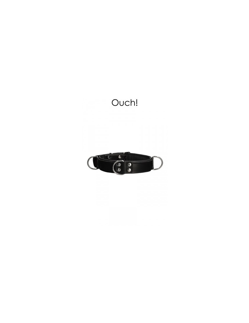 Collier Bondage Deluxe noir - Ouch!