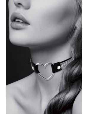 Collier strass et coeur - Bijoux Pour Toi