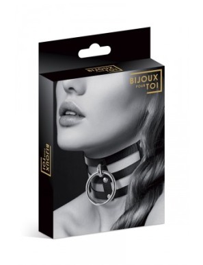Collier Fetish large avec anneau - Bijoux pour Toi