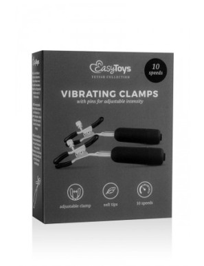 Pinces à tétons vibrantes  - Easytoys Fetish Collection