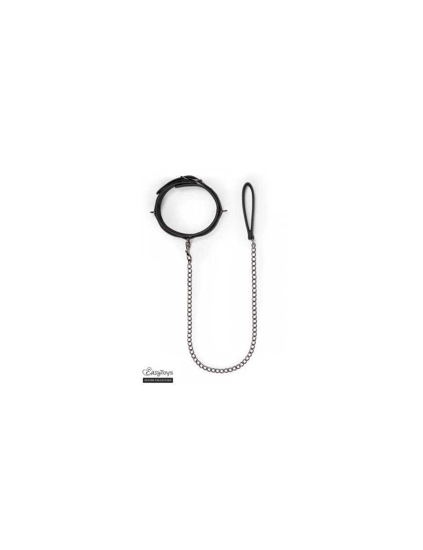 Collier fétichiste et laisse - Easytoys Fetish Collection