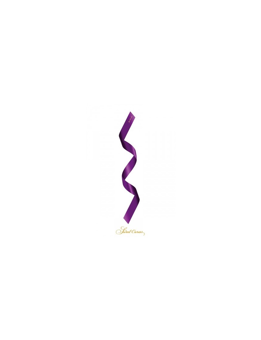 Bandeau BDSM satin pourpre - Sweet Caress