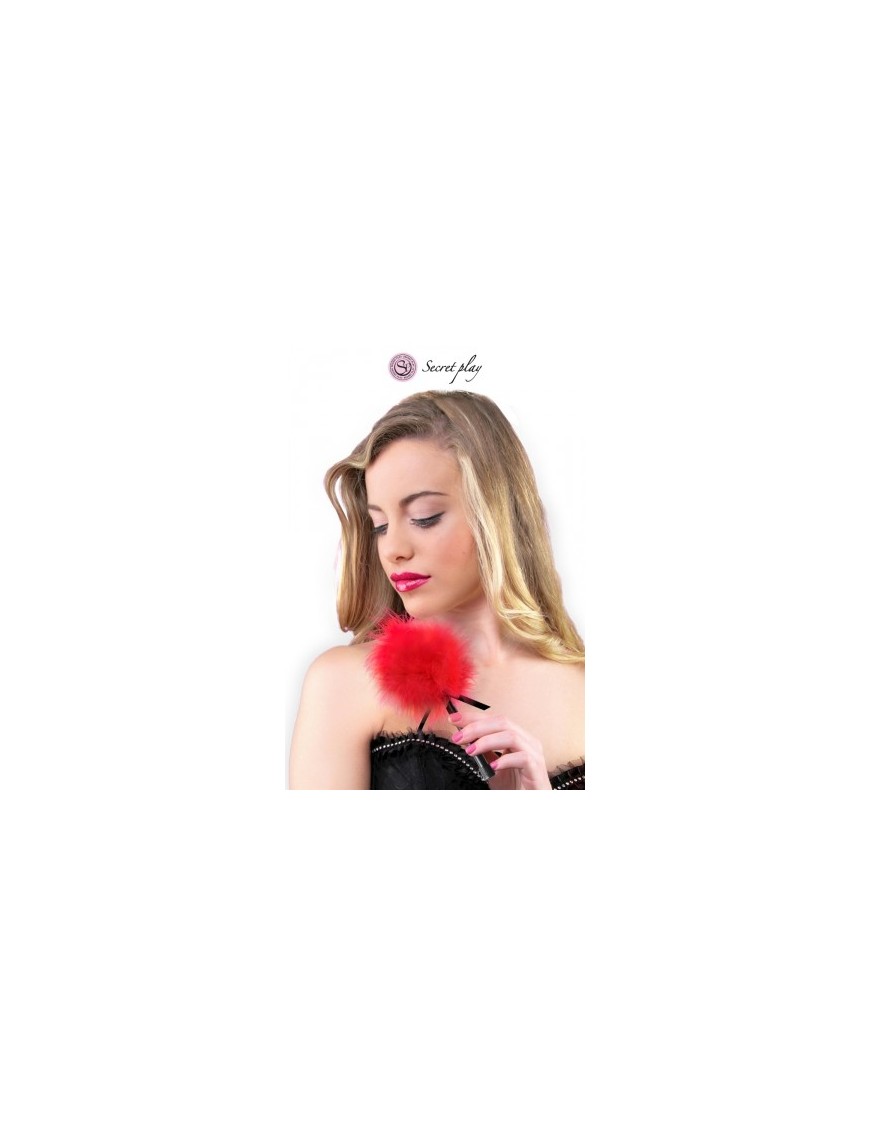 Plumeau 18 cm rouge - Secret Play