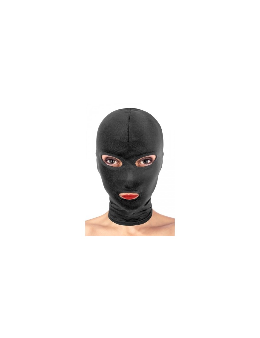 Cagoule BDSM 3 ouvertures - Fetish Tentation