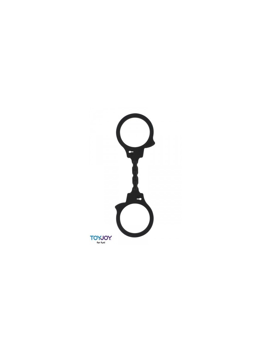 Menottes silicone stretchy - noir