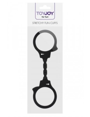 Menottes silicone stretchy - noir
