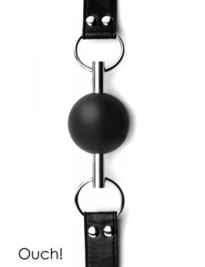 Solid Ball Gag noir - Ouch!
