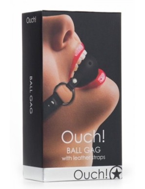 Gag Ball noir - Ouch!