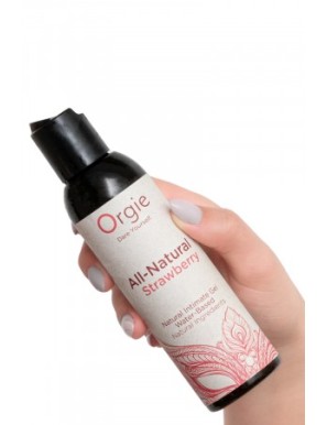 Gel intime naturel All Natural fraise 150ml