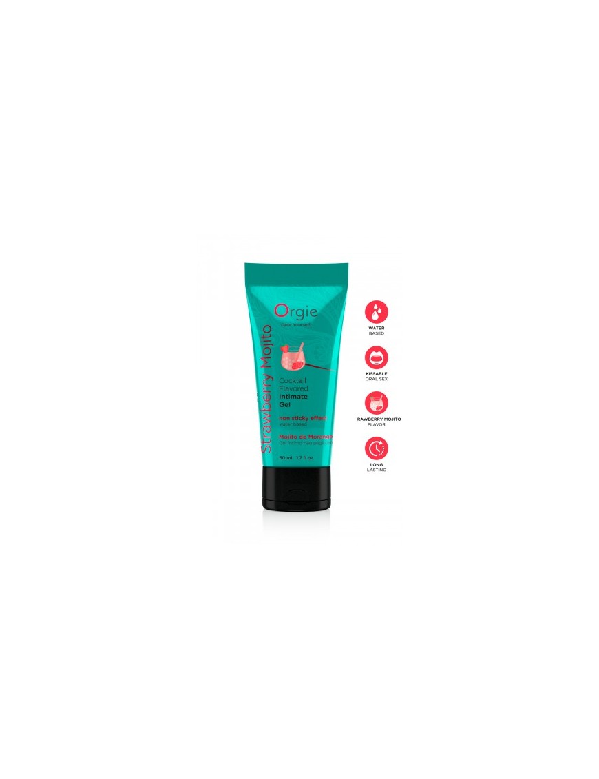 Gel intime Lube Tube Cocktail Fraise Mojito 50ml