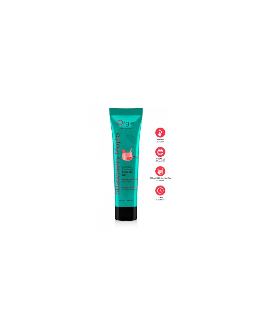 Gel intime Lube Tube Cocktail Fraise Mojito 100ml