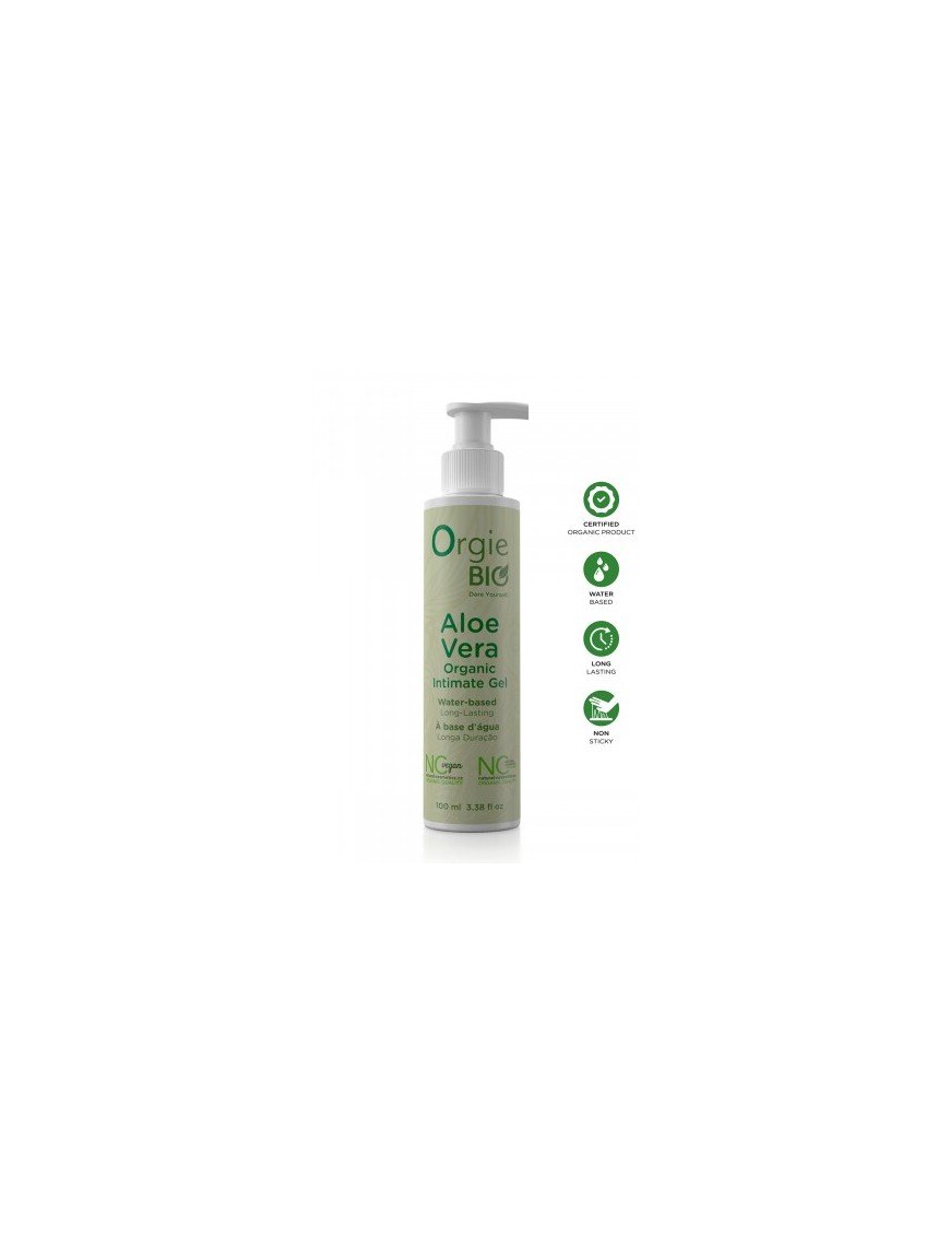 Gel Intime Bio à Base d'Eau à l'Aloe Vera
