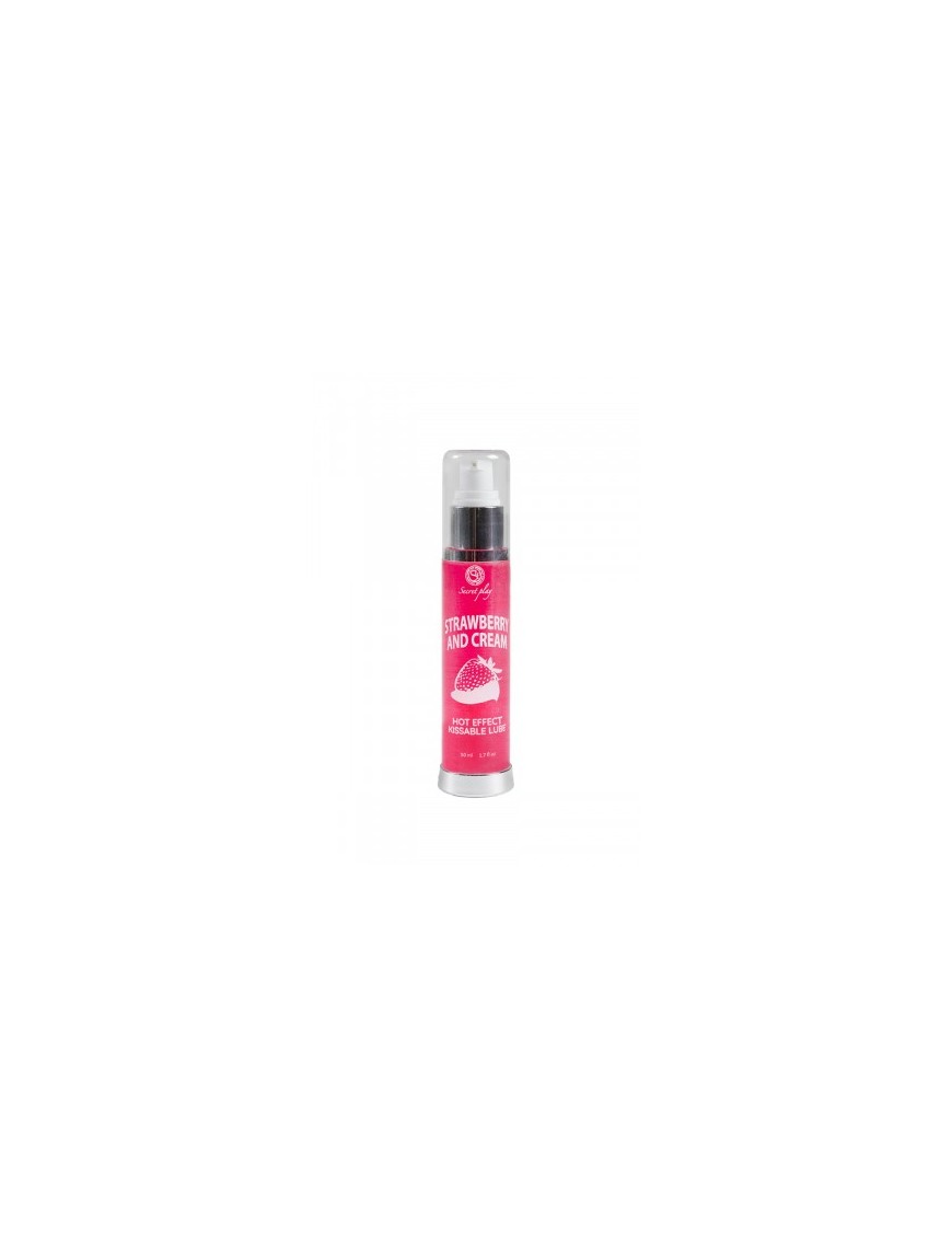 Lubrifiant chauffant gout fraise chantilly - Secret Play