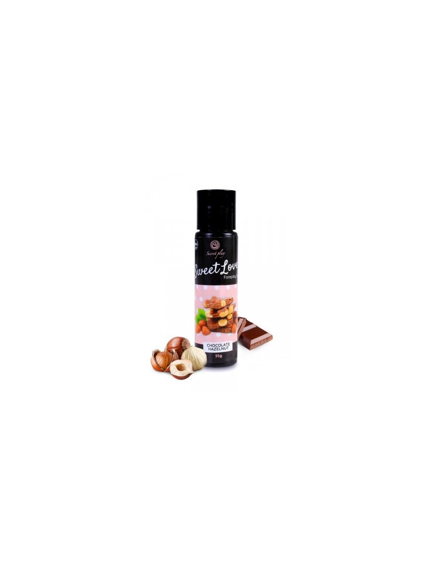 Lubrifiant comestible chocolat-noisette - 60ml